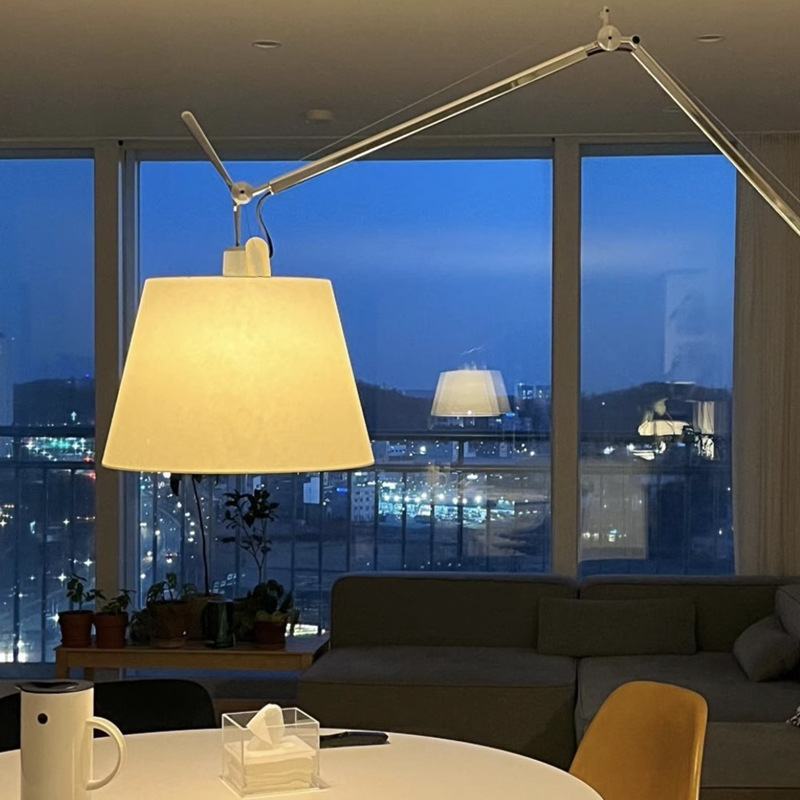 Adjustable swing arm second-hand floor lamp 19 01