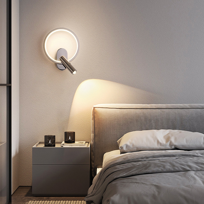 Bedroom bedside lamp rotatable decorative lamp 33 02