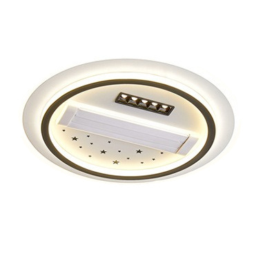 Bladeless fan light starry sky with auxiliary light 59