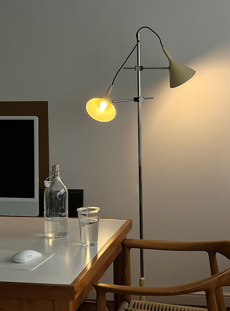 Double head horn floor lamp ins style 27