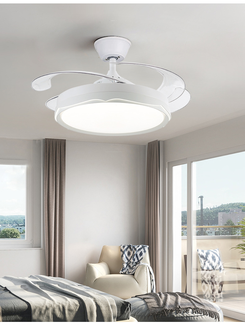 Eye protection invisible ceiling fan light home use 57