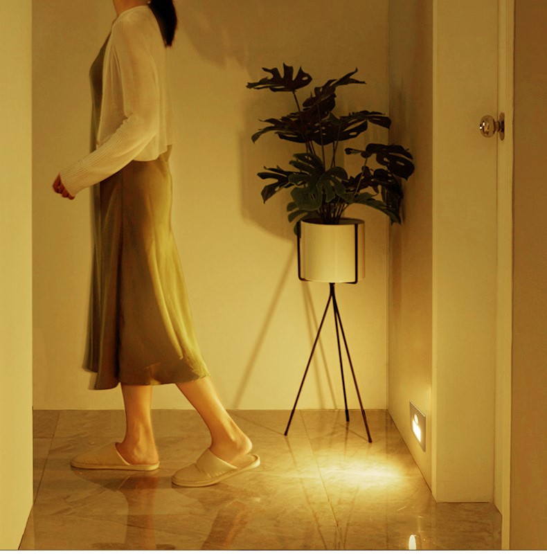 Human body induction footlight embedded night light 44