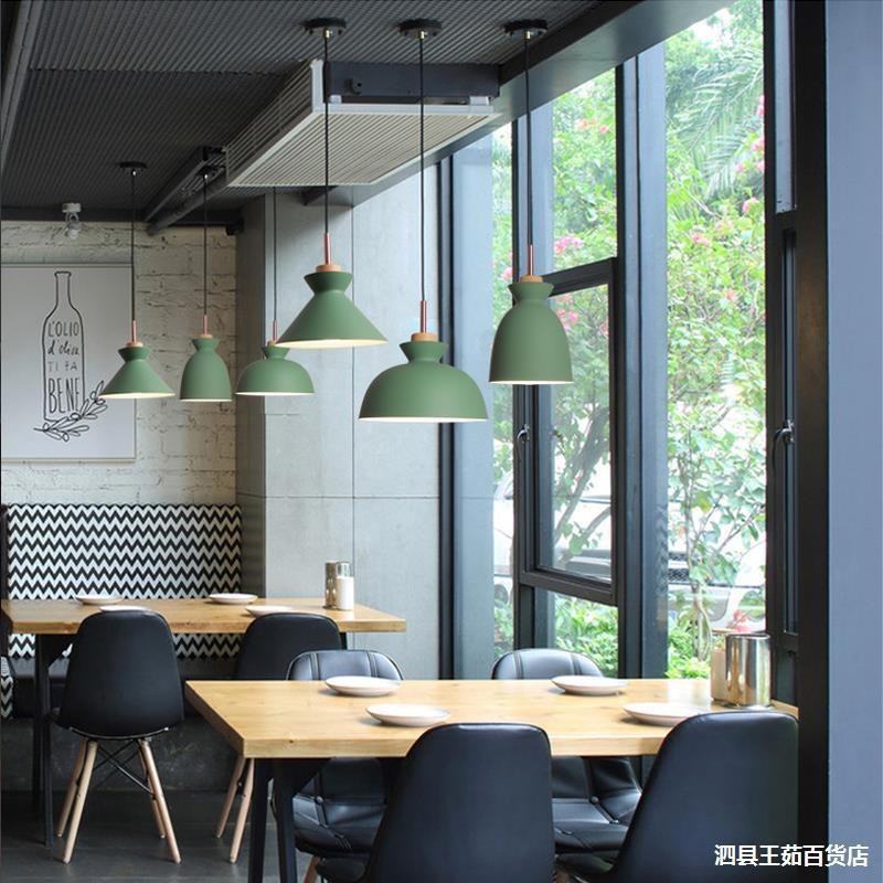 Modern simple creative iron hanging lamps 4