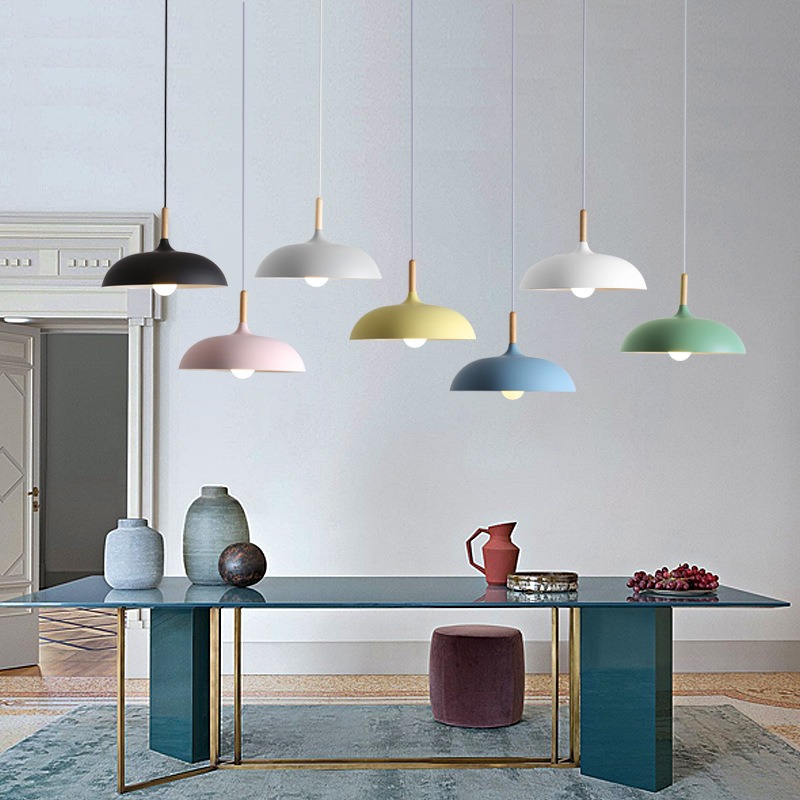 Modern simple creative iron hanging lamps 4