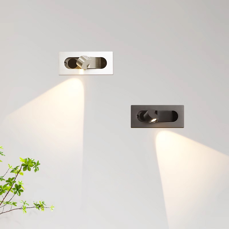 Modern simple rotatable hidden footlight 41