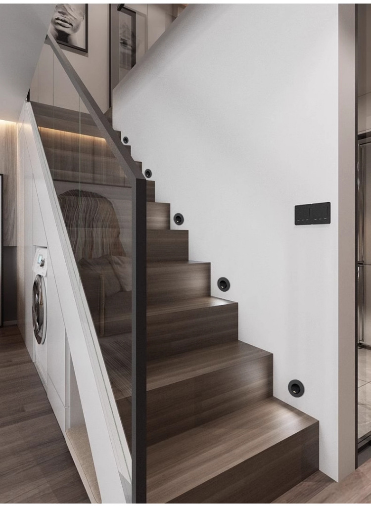 Modern simple rotatable hidden footlight 41