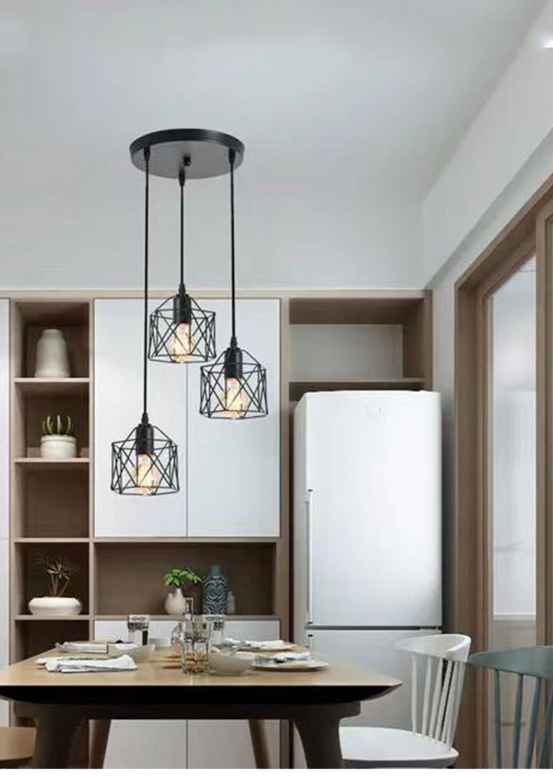 Modern simple single head pendant lamp 2