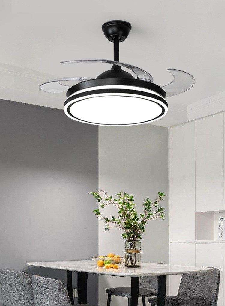 Simple electric fan chandelier integrated ceiling lamp 53