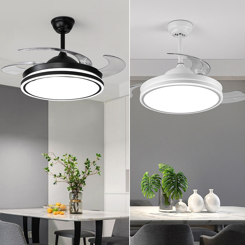Simple electric fan chandelier integrated ceiling lamp 53