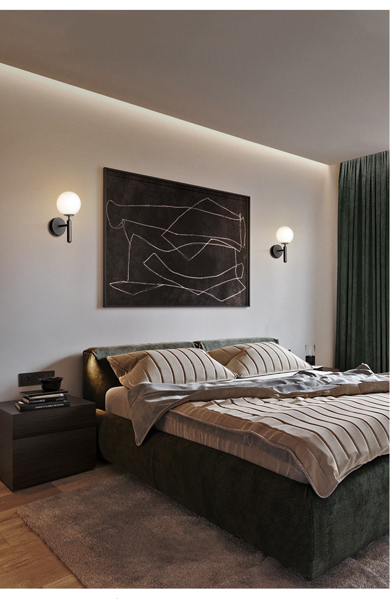 Simple staircase corridor creative lighting 34